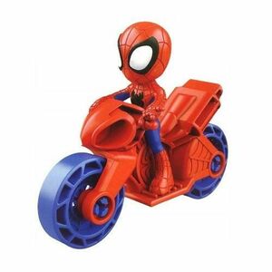 Figurina Hasbro Spidey and His Amazing Friends, 6.5cm, set cu vehicul imagine