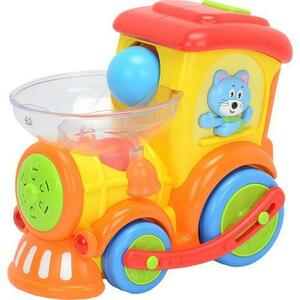 Jucarie interactiva Hola - Locomotiva cu mingiute imagine