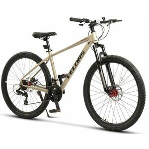 Bicicleta MTB Velors Rambler V27311AG, roti 27.5inch, 21 viteze, Sistem de franare mecanic pe disc, cadru 431mm, Olive/Negru imagine
