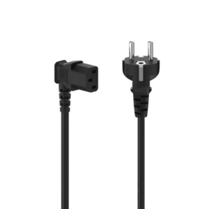 Cablu de alimentare Hama 223293, 90 grade, 5m (Negru) imagine