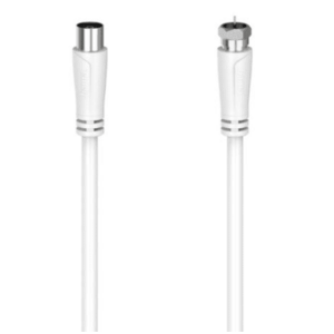 Cablu de Conexiune SAT Hama 205062, 3 m, 90 dB (Alb) imagine