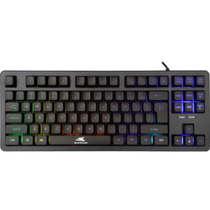 Tastatura Gaming cu fir Barracuda KRILL, RGB, 1.5m (Negru) imagine