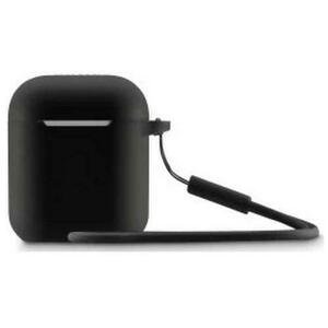 Husa casti Hama 210905 Fantastic Feel pentru AirPods 1st/2nd Gen. (Negru) imagine