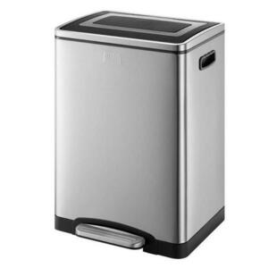 Cos de gunoi Black+Decker BXBN0003E, 2x20L, otel inoxidabil imagine