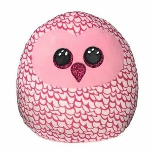 Jucarie de plus TY - Squish, Bufnita Pinky, 30 cm imagine
