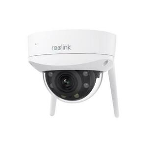 Camera supraveghere exterior Dome wireless WiFi 6 Reolink FullColor W437, 4K, Lumina alba / IR 30m, 2.7-13.5 mm, microfon si difuzor, slot card, vizualizare de pe telefon imagine