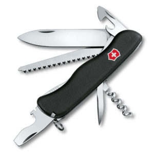 Briceag multifunctional Victorinox FORESTER, 12 functii, Ferastrau lemn (Negru) imagine