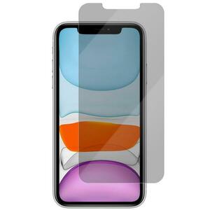 Folie de protectie Ecran Privacy Vmax pentru Apple iPhone 11 / XR, Sticla Securizata, Full Glue, 2.5D imagine