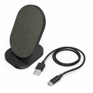 Incarcator retea Hama QI-FC10S-Fabric, Wireless (Negru) imagine