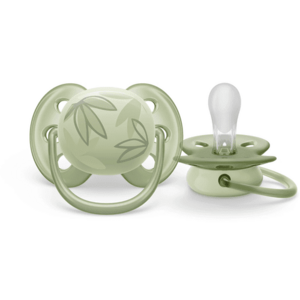 Suzeta Philips Avent Ultrasoft Premium SCF092/02, 0-6 luni (Verde) imagine