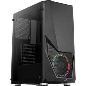 Carcasa Aerocool Zauron, iluminare fRGB, Mid Tower (Negru) imagine