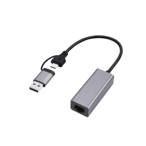 Adaptor retea GEMBIRD A-USB3AC-LAN2G-01, USB-A/USB Type-C imagine