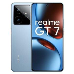 Telefon Mobil Realme GT 7, Procesor Mediatek Dimensity 9400e, LTPO AMOLED Capacitive touchscreen 6.78inch, 12GB RAM, 512GB Flash, Camera Tripla 50+50+8MP, Wi-Fi, 5G, Dual Sim, Android (Albastru) imagine