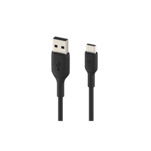 Cablu de date Belkin BEL-0204, USB-A/USB-C, 15 cm (Negru) imagine
