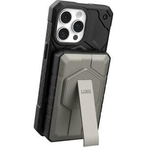 Acumulator extern UAG Rugged 10.000mAh, Magnetic, Wireless, 20W, cu stand (Negru titan) imagine