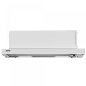 Hota incorporabila telescopica Beko HNT61310WH, Putere de absorbtie 300 mc/h, 3 Trepte de viteza, Iluminare LED (Alb) imagine
