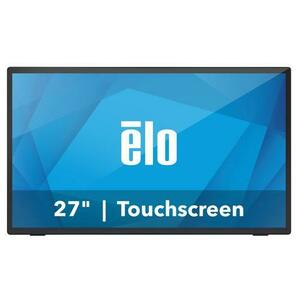 Monitor LED Elo 27inch 2770L, Full HD (1920 x 1080), VGA, HDMI, DisplayPort, Boxe, Touchscreen (Negru) imagine
