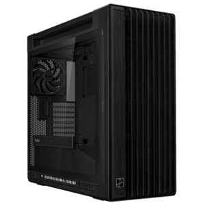 Carcasa ASUS ProArt PA602 Wood Edition, Tempered Glass Panel, Middle Tower, Negru imagine