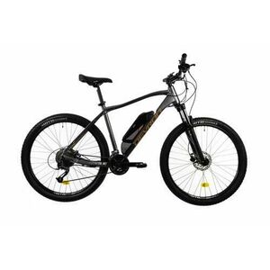 Bicicleta Electrica Devron Riddle M1.7, roti 27.5 Inch, cadru 490 mm, motor 250W, 18 viteze, Viteza maxima 25 km/h, Gri imagine