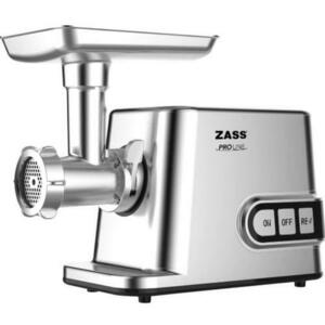 Masina de tocat Zass ZMG 10, 3000 W, 50-70 Kg/ora, 3 discuri inox, accesoriu rosii (Inox) imagine