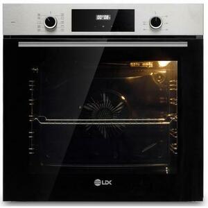 Cuptor incorporabil LDK 1073DBKIX, Clasa A, Capacitate 73 l, 10 functii, Grill, Turbo, Dezghetare, Timer, Iluminare cuptor (Negru/Inox) imagine