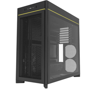 Carcasa Montech HS01, ATX, aRGB, fara sursa (Negru) imagine