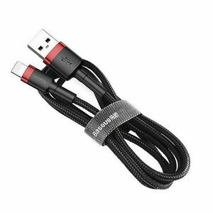 Cablu de date Baseus Cafule, Lightning - USB, 3 metri, 2A (Negru) imagine