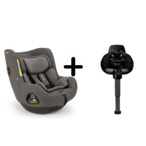 Set scaun auto rotativ Nuna i-Size TODL next Thunder, 40-105 cm + Baza isofix BASE next i-Size pentru TODL next, testat ADAC imagine
