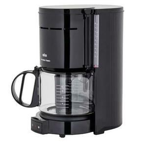 Cafetiera cu picurare Braun KF 47/1 Aromaster, 10 cesti, 1000 W, Oprire automata, Sistem OptiBrew (Negru) imagine