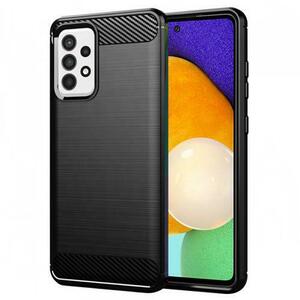 Husa pentru Samsung Galaxy A52s 5G A528 / A52 5G A526 / A52 A525, Techsuit, Carbon, Neagra imagine