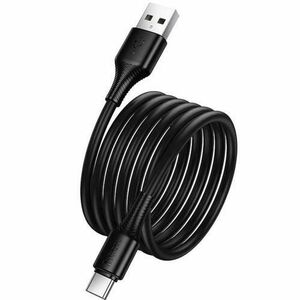 Cablu Date si Incarcare USB-A - USB-C HOCO X120, 60W, 1m, Negru imagine
