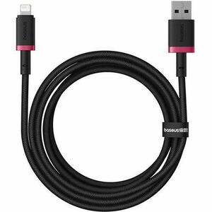 Cablu Date si Incarcare USB-A - Lightning Baseus Dura Series P10377801U01-01, 18W, 1m, Rosu imagine