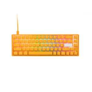Tastatura Gaming Ducky One 3 SF, iluminare RGB, Wired, USB (Galben) imagine