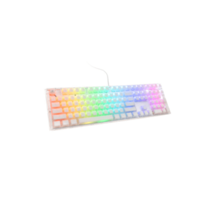 Tastatura Gaming Ducky One 3 Aura, iluminare RGB, Gateron Baby Kangaroo switches, Wired, USB (Alb) imagine