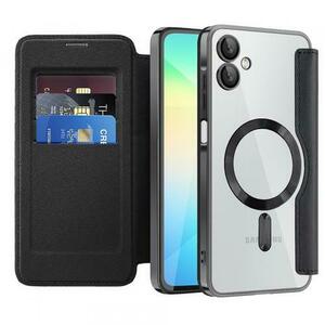 Husa MagSafe Techsuit SmartMag Bookpentru Samsung Galaxy A06 A065 (Negru) imagine