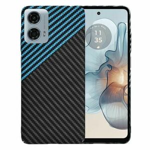 Husa pentru Motorola Moto G24 Power, Techsuit, Carbonite FiberShell, Bleu imagine
