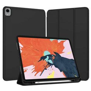 Husa pentru Apple iPad Pro 12.9 (2022) / Pro 12.9 (2021) / Pro 12.9 (2020) / Pro 12.9 (2018) Techsuit Flex Trifold (Negru) imagine