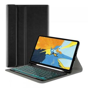 Husa cu tastatura pentru Apple iPad Pro 11 (2022) / Pro 11 (2021) / Pro 11 (2020) / Pro 11 (2018) Techsuit CozyTab (Negru) imagine