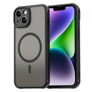 Husa MagSafe pentru Apple iPhone 13, Techsuit, HaloFrost II, Neagra imagine