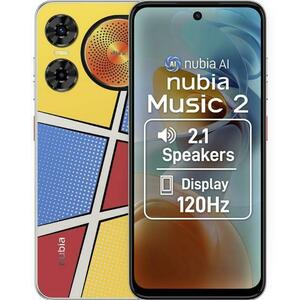 Telefon Mobil ZTE nubia Music 2, Procesor Unisoc T7200, IPS LCD Capacitive touchscreen 6.7inch, 4GB RAM, 128GB Flash, Camera 50 MP, 4G, Wi-Fi, Dual Sim, Android (Multicolor) imagine
