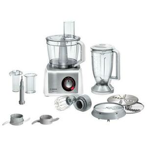 Robot de bucatarie Bosch MultiTalent MC812S814, 1250 W, 50 functii, 3.9 l (Alb/Gri) imagine