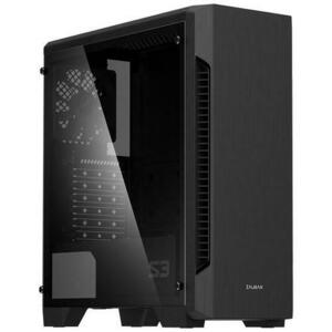 Carcasa Zalman S3 TG, Middle Tower, Tempered glass, Negru imagine