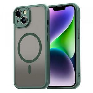 Husa MagSafe pentru Apple iPhone 13, Techsuit, HaloFrost II, Verde imagine