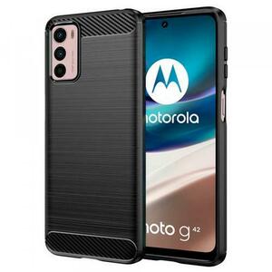Husa pentru Motorola Moto G42, Techsuit, Carbon, Neagra imagine