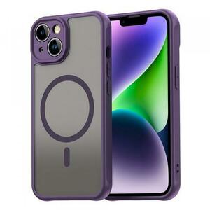 Husa MagSafe pentru Apple iPhone 13, Techsuit, HaloFrost II, Mov imagine