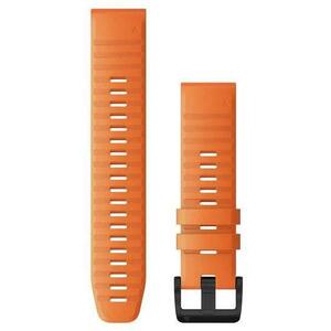 Curea de schimb Garmin 010-12863-01, QuickFit, Silicon, 22 mm (Portocaliu) imagine