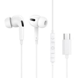 Casti Stereo Baseus Encok C18, USB-C (Alb) imagine