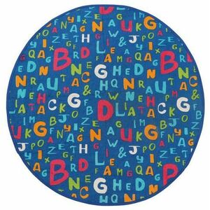 Covor Heinner copii printat Alfabet 110 cm imagine