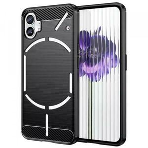 Husa pentru Nothing Phone (1), Techsuit, Carbon, Neagra imagine