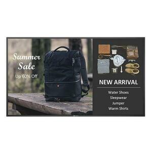 Ecran Profesional IPS LED AG Neovo 64.5inch QM-6502, UHD (3840 x 2160), VGA, HDMI, 5 ms (Negru) imagine